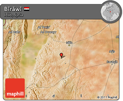 Satellite Map of Bīrāwī
