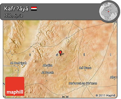 Satellite Map of Kafr Ḩāyā