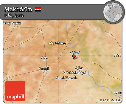 Satellite Map of Makhārīm