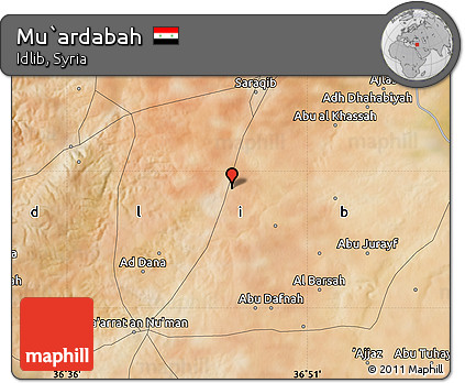 Satellite Map of Mu`ardabah