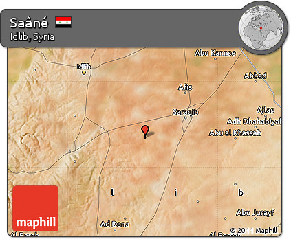 Satellite Map of Saâné