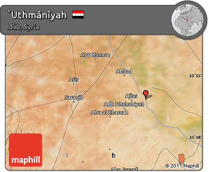 Satellite Map of `Uthmānīyah