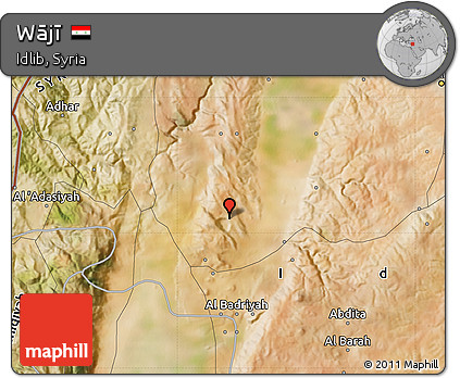Satellite Map of Wājī