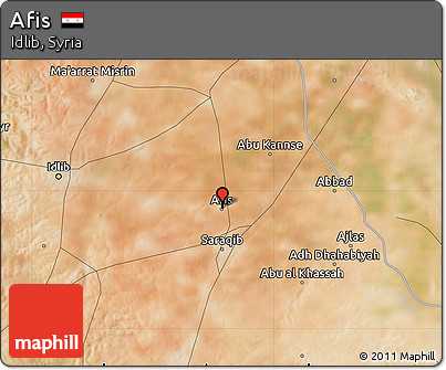 Satellite Map of Afis
