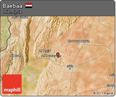 Satellite Map of Baébâa