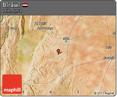 Satellite Map of Bīrāwī