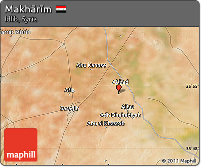 Satellite Map of Makhārīm