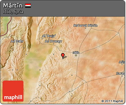 Satellite Map of Mārtīn