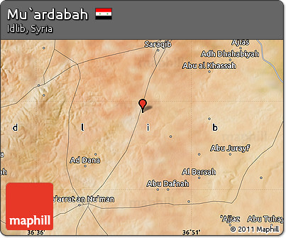 Satellite Map of Mu`ardabah