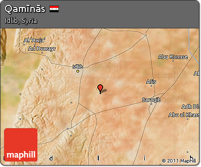 Satellite Map of Qamīnās