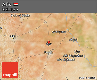 Satellite Map of Afis