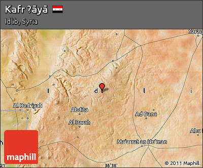 Satellite Map of Kafr Ḩāyā