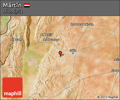 Satellite Map of Mārtīn