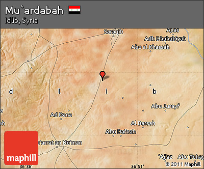 Satellite Map of Mu`ardabah