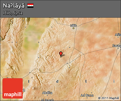 Satellite Map of Naḩlāyā