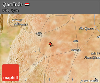 Satellite Map of Qamīnās