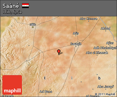 Satellite Map of Saâné