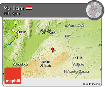Physical Panoramic Map of Ma`āzim