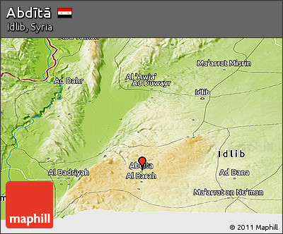 Physical Panoramic Map of Abdītā