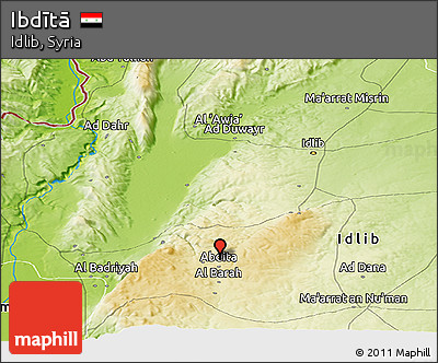 Physical Panoramic Map of Ibdītā
