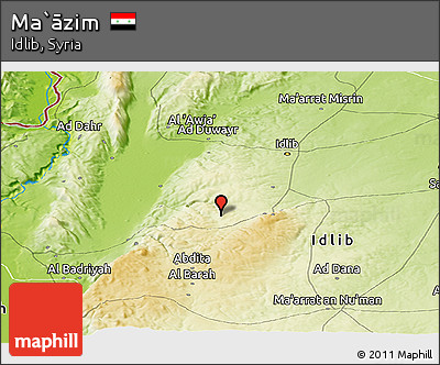 Physical Panoramic Map of Ma`āzim