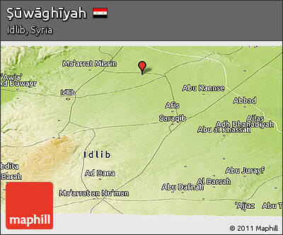 Physical Panoramic Map of Şūwāghīyah