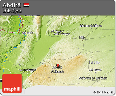 Physical Panoramic Map of Abdītā