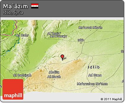 Physical Panoramic Map of Ma`āzim