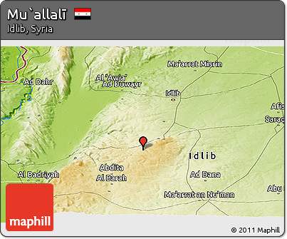 Physical Panoramic Map of Mu`allalī