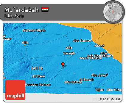 Political Panoramic Map of Mu`ardabah