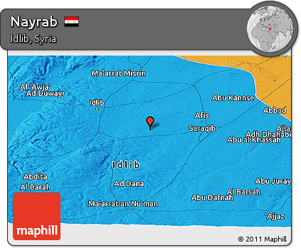 Political Panoramic Map of Nayrab