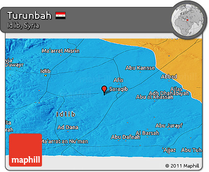 Political Panoramic Map of Turunbah