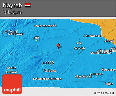 Political Panoramic Map of Nayrab