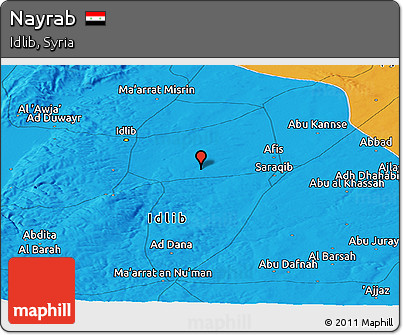 Political Panoramic Map of Nayrab