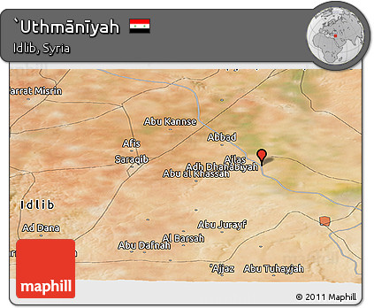 Satellite Panoramic Map of `Uthmānīyah