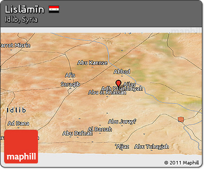 Satellite Panoramic Map of Lislāmīn