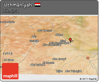 Satellite Panoramic Map of `Uthmānīyah