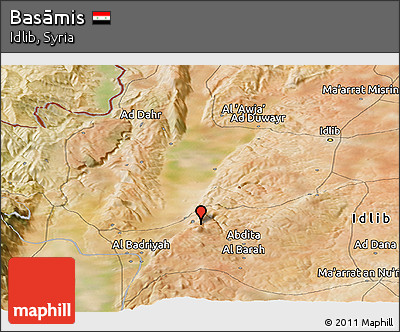 Satellite Panoramic Map of Basāmis