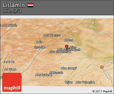 Satellite Panoramic Map of Lislāmīn