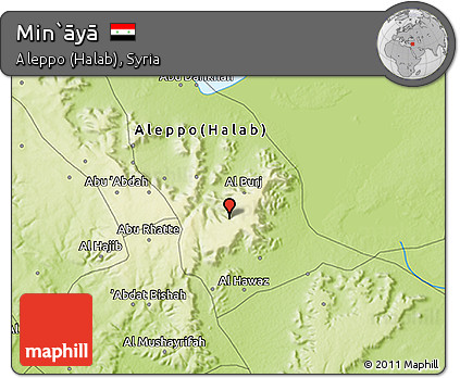 Physical 3D Map of Min`āyā