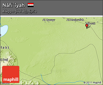 Physical 3D Map of Nāfi`īyah