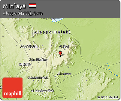Physical 3D Map of Min`āyā