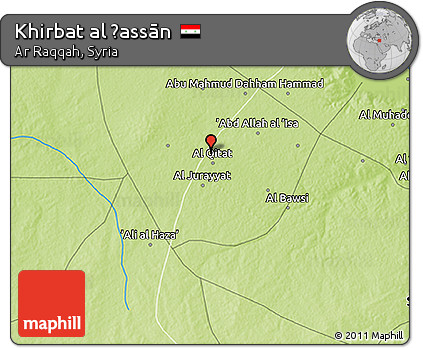 Physical 3D Map of Khirbat Al Ḩassān