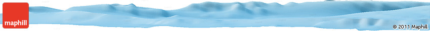 Shaded Relief Horizon Map of the Area around 35° 52' 19" N, 3° 19' 30" W