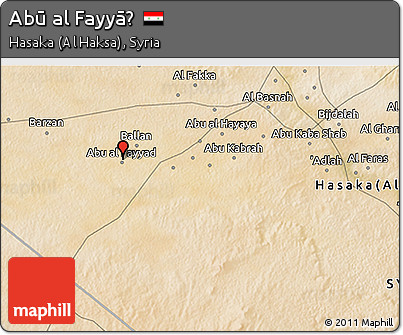 Satellite 3D Map of Abū Al Fayyāḑ