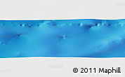 Shaded Relief Panoramic Map of the area around 35° 52' 19" N, 43° 16' 29" W
