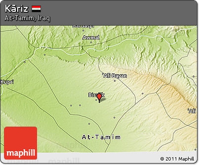 Physical 3D Map of Kāriz