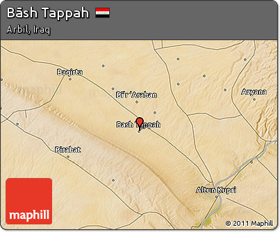 Satellite 3D Map of Bāsh Tappah