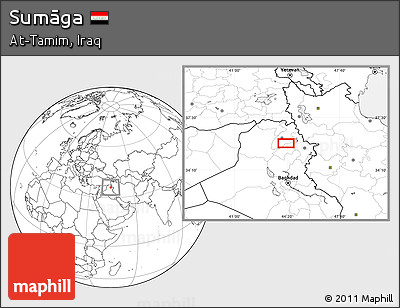 Blank Location Map of Sumāga