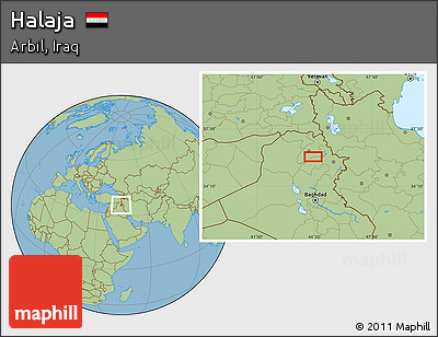 Savanna Style Location Map of Halaja